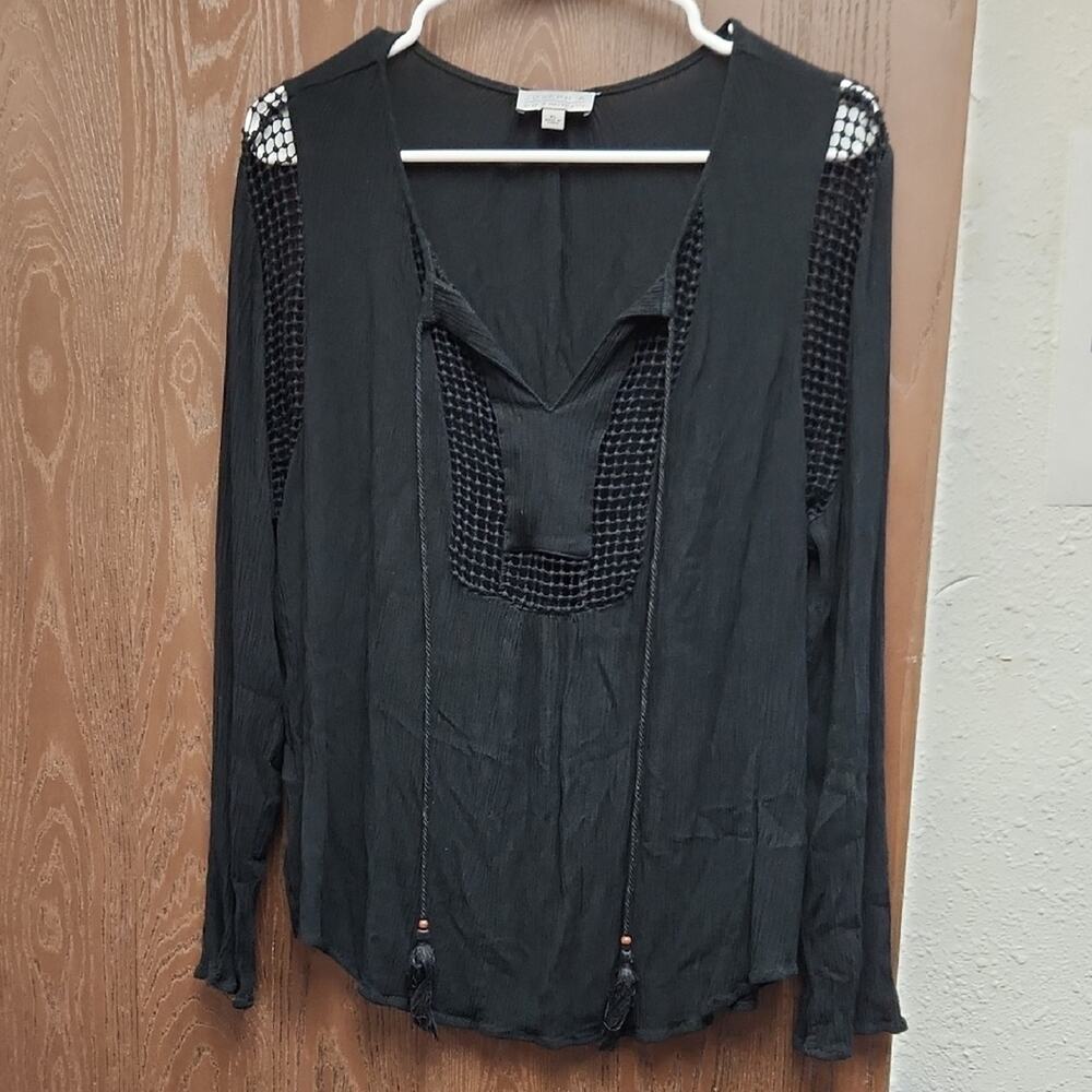 🚨2/$25 or 5/$50🚨Joseph Black Textured Women's Blouse